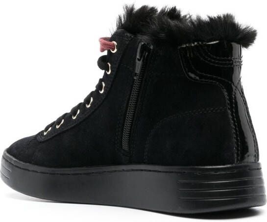 Geox Lauressa high-top sneakers Zwart