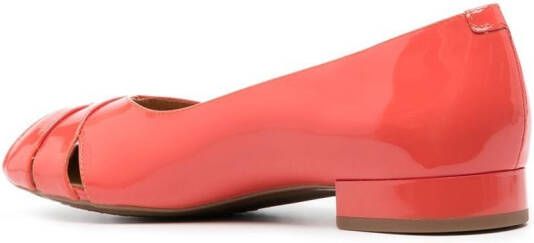 Geox Leren ballerina's Oranje