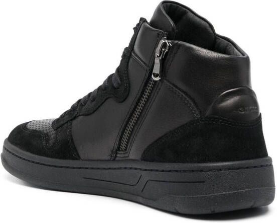 Geox Megnete high-top sneakers Zwart