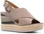 Geox Ponza espadrilles met sleehak Beige - Thumbnail 2