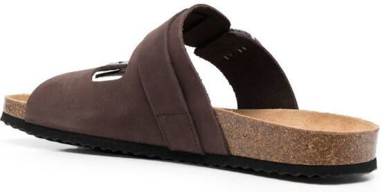 Geox Sandalen met dubbel bandje Bruin