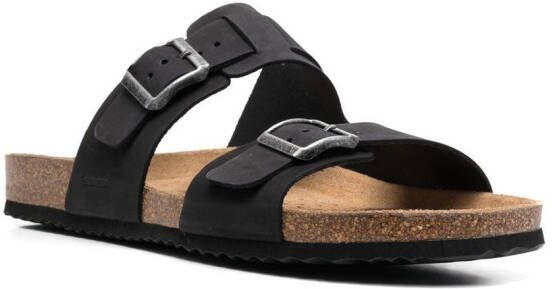 Geox Sandalen met gespsluiting Zwart