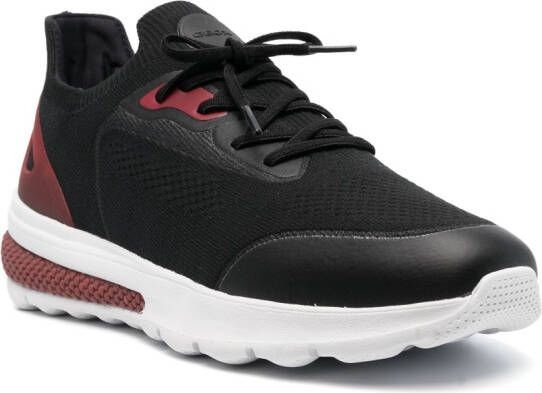 Geox Spherica low-top sneakers Zwart
