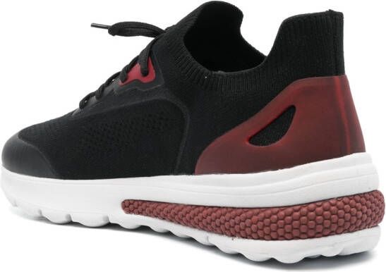 Geox Spherica low-top sneakers Zwart