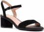 Geox Suède sandalen Zwart - Thumbnail 2
