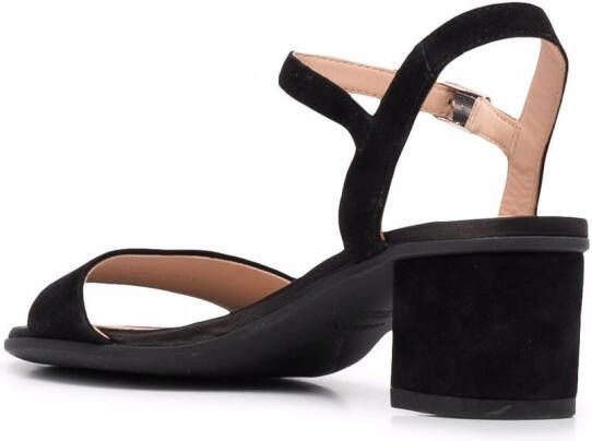 Geox Suède sandalen Zwart