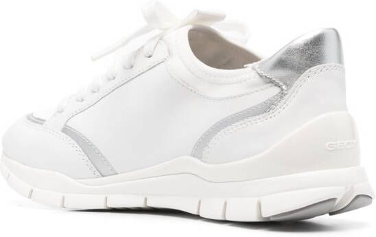 Geox Sukie sneakers met vlakken Wit