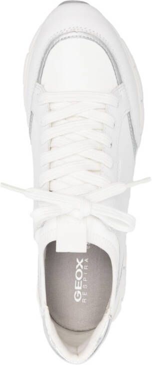 Geox Sukie sneakers met vlakken Wit