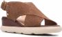 Geox Sukui sandalen met open neus Bruin - Thumbnail 2