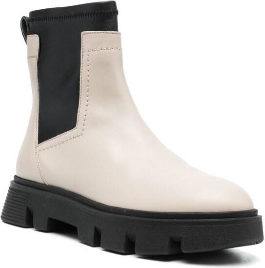 Geox Vilde enkellaarzen Beige