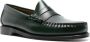 G.H. Bass & Co. Larson leren loafers Groen - Thumbnail 2