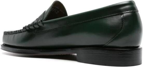 G.H. Bass & Co. Larson leren loafers Groen