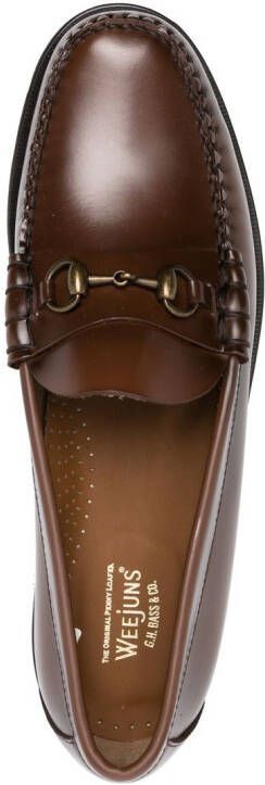 G.H. Bass & Co. Lincoln Heritage Horse leren loafers Bruin