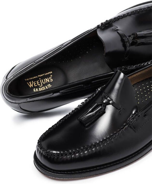 G.H. Bass & Co. Loafers met kwastje Zwart