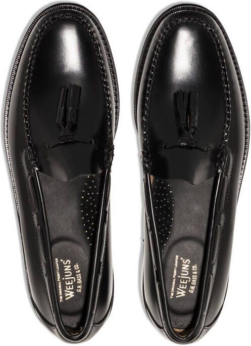 G.H. Bass & Co. Loafers met kwastje Zwart