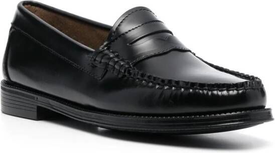 G.H. Bass & Co. Loafers met ronde neus Zwart