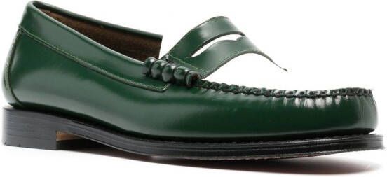 G.H. Bass & Co. Tweekleurige loafers Groen