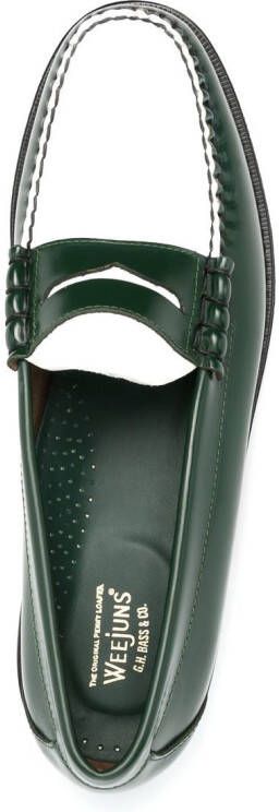 G.H. Bass & Co. Tweekleurige loafers Groen