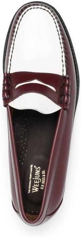 G.H. Bass & Co. Tweekleurige loafers Wit
