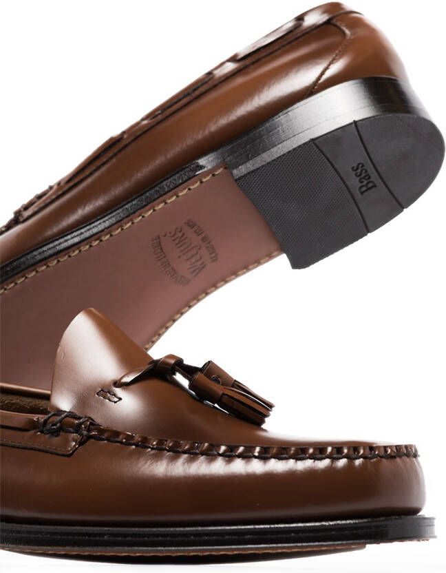 G.H. Bass & Co. Weejuns Larkin loafers met kwastje Bruin