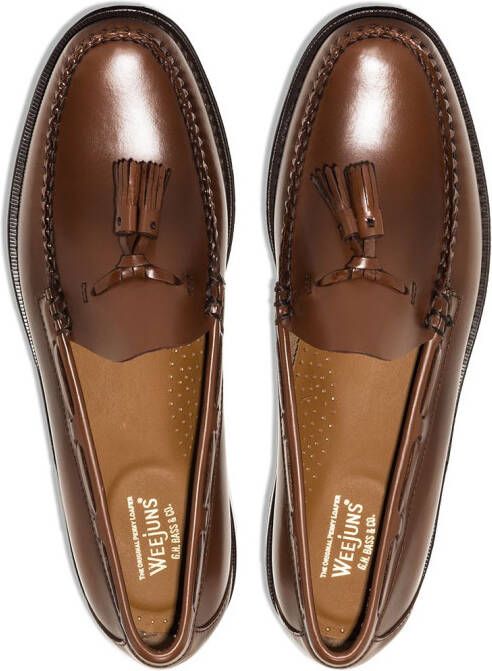 G.H. Bass & Co. Weejuns Larkin loafers met kwastje Bruin