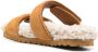 GIABORGHINI Alvine Ugh slippers met imitatie lamswol Bruin - Thumbnail 3