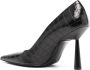 GIABORGHINI Balantine 70mm leather pumps Zwart - Thumbnail 3