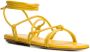 GIABORGHINI Bella leren sandalen Geel - Thumbnail 2