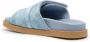 GIABORGHINI Slippers met camouflageprint Blauw - Thumbnail 3