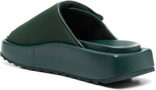 GIABORGHINI Gia 1 sandalen met klittenband Groen