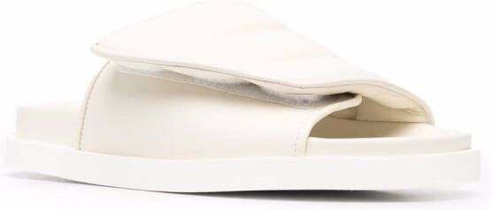 GIABORGHINI Gia 3 slippers met klittenband Beige