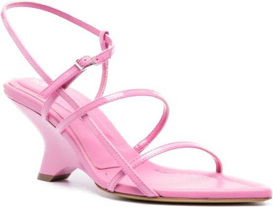 GIABORGHINI Gia26 leren sandalen Roze