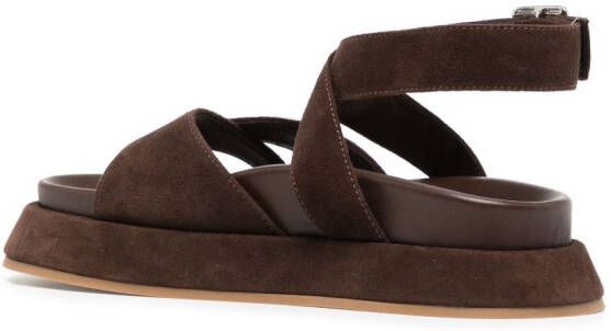 GIABORGHINI GIA RHW Rosie sandalen Bruin