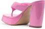 GIABORGHINI Sandalen met vierkante neus Roze - Thumbnail 3