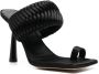 GIABORGHINI Leren sandalen Zwart - Thumbnail 2