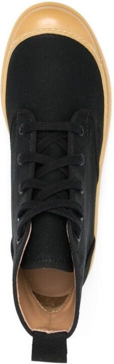 GIABORGHINI Perni laarzen met veters 06A1 BLACK