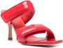 GIABORGHINI Perni sandalen met dubbele bandjes Rood - Thumbnail 2