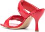 GIABORGHINI Perni sandalen met dubbele bandjes Rood - Thumbnail 3