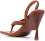 GIABORGHINI Rose slingback sandalen Bruin - Thumbnail 3