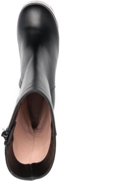 GIABORGHINI Rosie laarzen met plateauzool Zwart