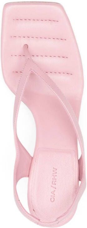 GIABORGHINI Rosie leren sandalen Roze