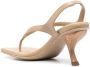 GIABORGHINI Rosie sandalen met vierkante neus Beige - Thumbnail 3