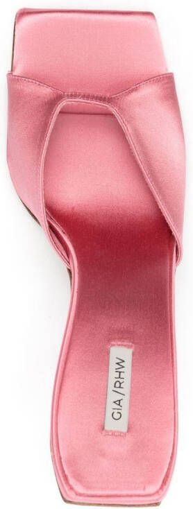 GIABORGHINI Rosie satijnen muiltjes Roze