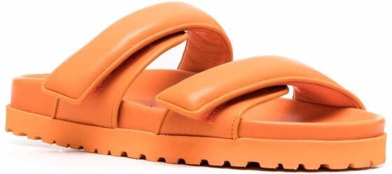 GIABORGHINI Sandalen met dubbel bandje Oranje