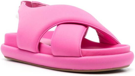 GIABORGHINI Sandalen met open neus Roze