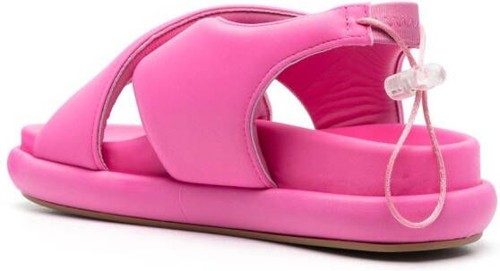 GIABORGHINI Sandalen met open neus Roze