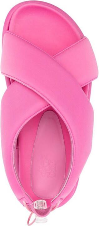 GIABORGHINI Sandalen met open neus Roze