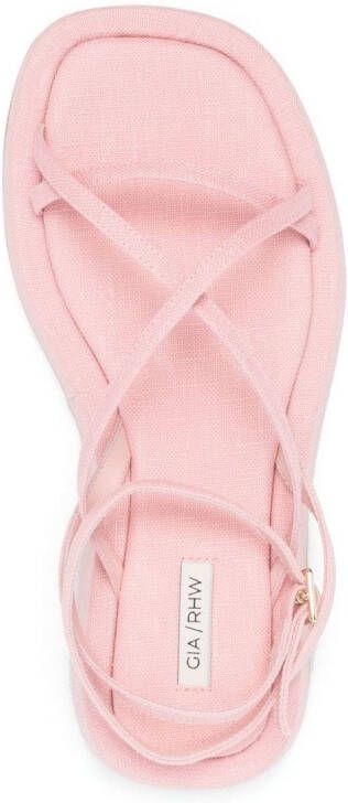 GIABORGHINI Sandalen met plateauzool Roze