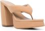 GIABORGHINI Sandalen met teenbandje Beige - Thumbnail 2