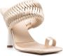 GIABORGHINI x Rosie geweven sandalen Beige - Thumbnail 2